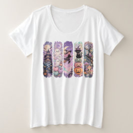 Camiseta Decoração de bruxa, Halloween assustador