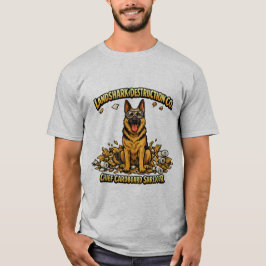 Camiseta Decoração de Casa Certificada pelo Pastor Alemão