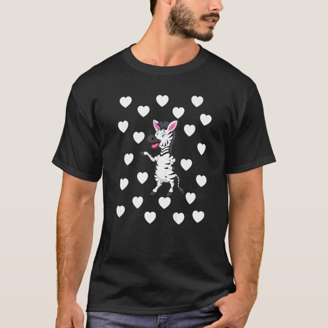 Camiseta Decoração de Coração para Quarto de Bebê Menino Az (Frente)