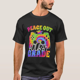 Camiseta Decoração de Formatura da 4ª Série Peace Out Quart