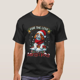 Camiseta Decoração de Natal do Rei Cavalier Charles Spaniel