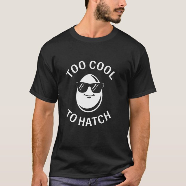 Camiseta Decoração de Ovo de Páscoa Engraçada com Óculos de (Frente)