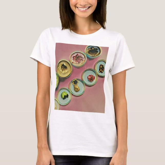 Camiseta decoração do compro de sorvetes (Frente)