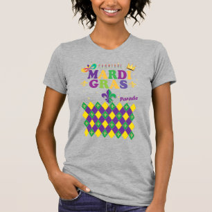 Camiseta Decoração do Partido Fleur de Lis do Carnaval de