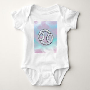 Camiseta Decoração do sinal do zodíaco do cancer do esti