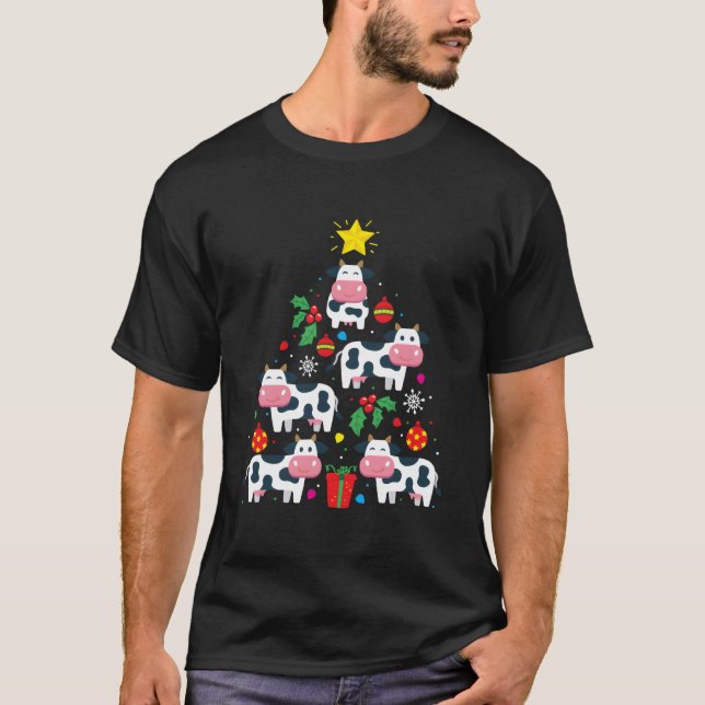 Camiseta Decoração Ornat Árvore Vaca (Frente)