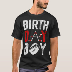 Camiseta Decorações de Aniversário de Menino Hóquei Esporte