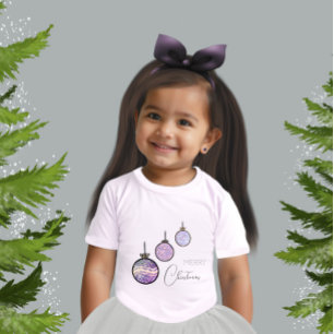 Camiseta decorações de árvore de Ano Novo