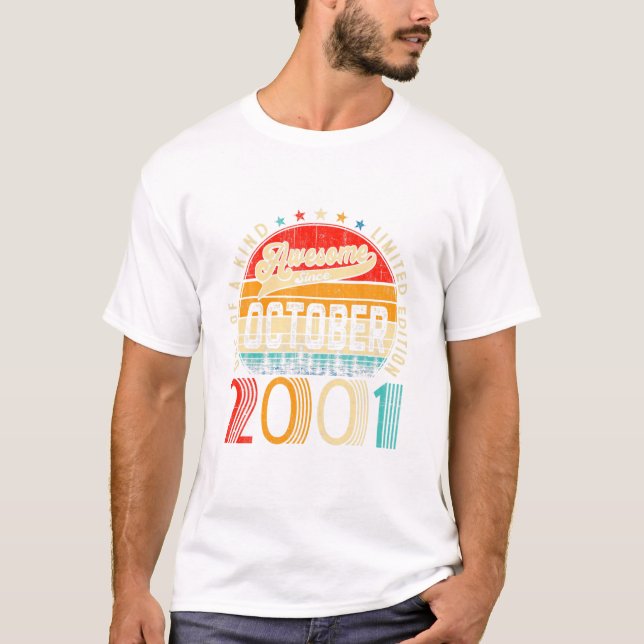 Camiseta Decorações de Bday outubro de 2001 (Frente)