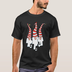 Camiseta Decorações de Jardim de Natal