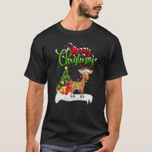 Camiseta Decorações de Natal Antelope Santa Antelope Christ