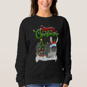 Camiseta Decorações de Natal Chinchila Papai Noel Chinchila