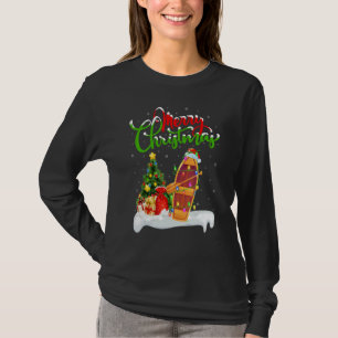 Camiseta Decorações De Natal De Barco Santa Barco Natal