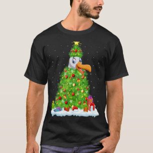 Camiseta Decorações de Natal Luzes Papais noeis Albatross B