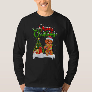Camiseta Decorações de Natal Papai Noel Brinquedo Cachorro