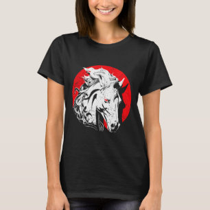 Camiseta Decorações do Cavalo do Zodíaco Chinês 2026 Ano do