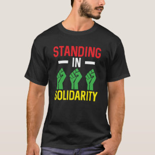 Camiseta Decorações do Mês da História Negra em Solida