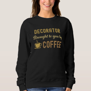 Camiseta Decorador Amante de Café Ocupado Cansado Fofo