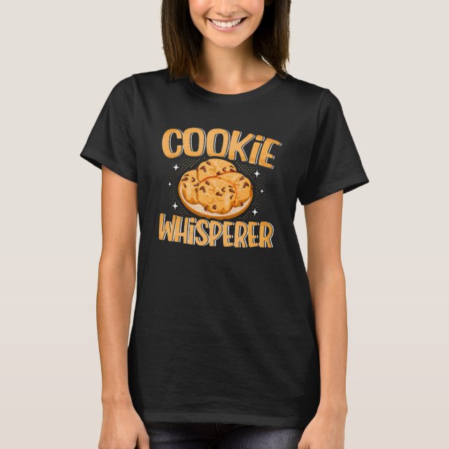 Camiseta Decorador de Cookies Whisperer Pasteira Chef Bakin (Frente)