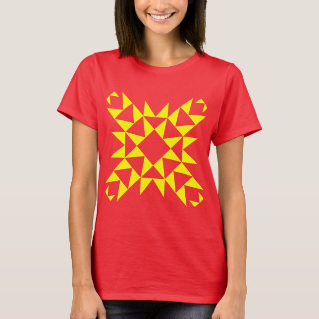 Camiseta Decorativo 01 - Amarelo (Frente)