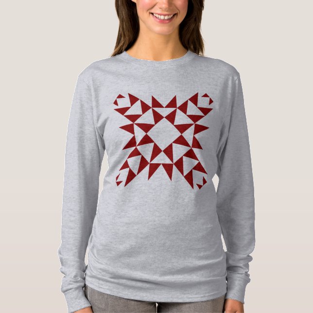 Camiseta Decorativo 01 - Ruby Red (Frente)