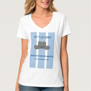Camiseta decote V Coastal Cowgirl Summer Bachelore