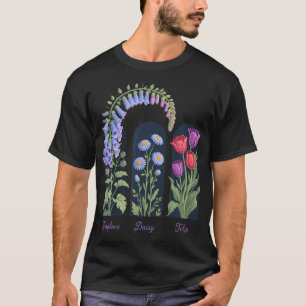 Camiseta Dedal-neve Tulipa Cottagecore
