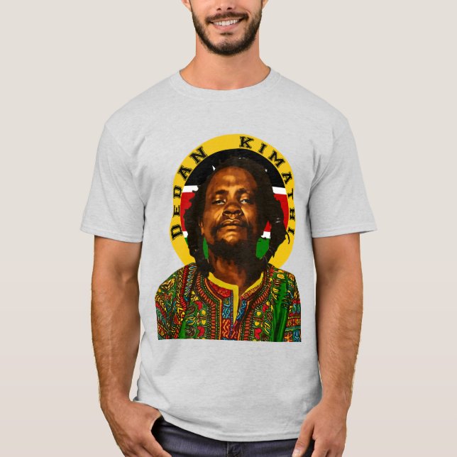 Camiseta Dedan Kimathi - Presente do Quênia camisa (Frente)