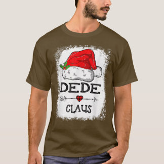 Camiseta Dede Claus Christmas Light Pajama Matching