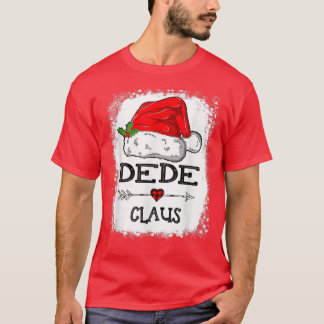 Camiseta Dede Claus Christmas Light Pajama Matching