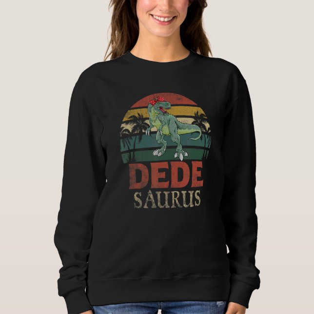 Camiseta Dedesaurus Rex Dinosaur Dede Saurus Family Matchi (Frente)