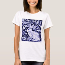 Dedham Blue Rabbit, Classic Blue & White Design