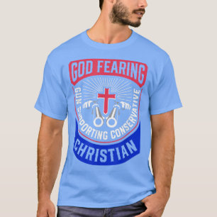 Camiseta Dedicação de Deus à Arma de Apoio ao Cristão Conse