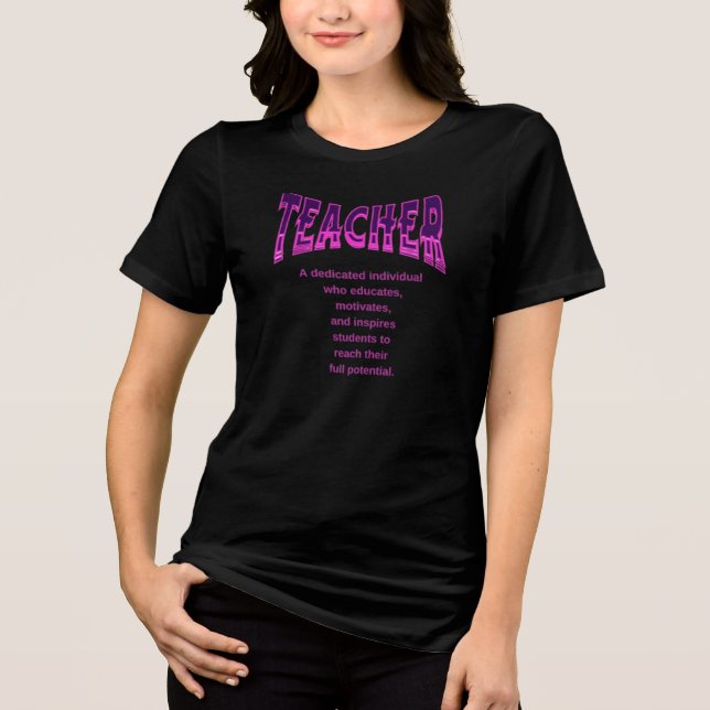 Camiseta dedicada do professor: Inspirando o futur (Frente)