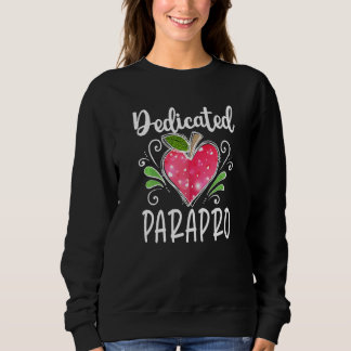 Camiseta Dedicado Parapro Apple Heart Professor de Vida