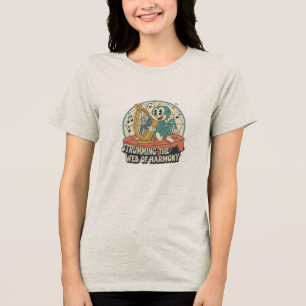 Camiseta Dedilhando a teia da harmonia