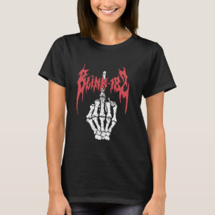 Camiseta Dedo de Esqueleto Oficial Blink 182