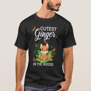Camiseta Dedo Mais Corajoso Na Raposa Da Floresta