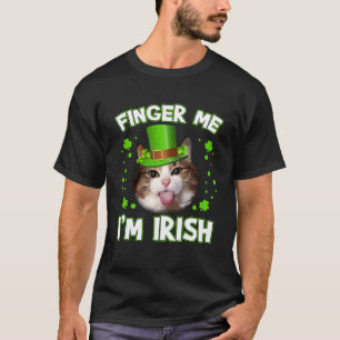 Camiseta Dedo-me Iu2019m Dia da Rua Irlandesa Patricku2019s