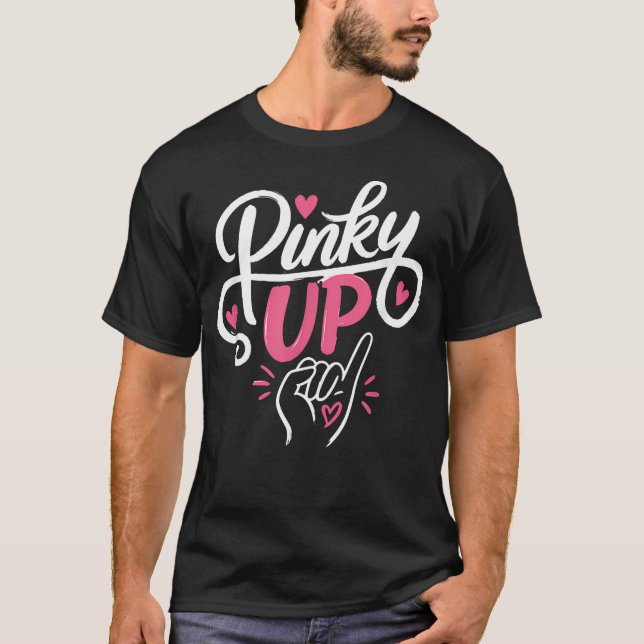 Camiseta Dedo Mindinho Para Cima (Frente)