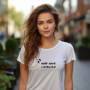 Camiseta Dedo sujo de gravidez engraçado preto