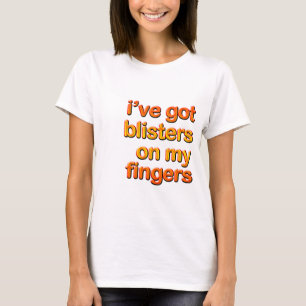 Camiseta Dedos Blistados