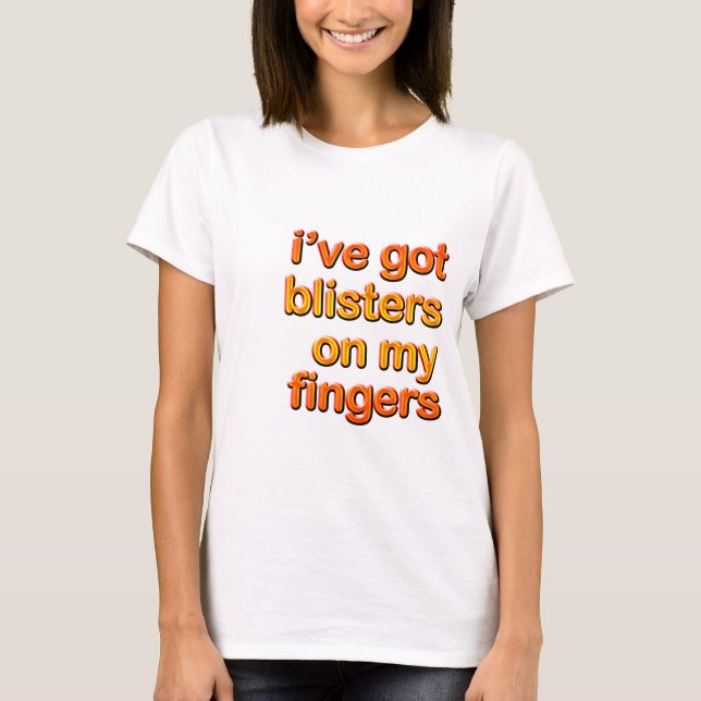 Camiseta Dedos Blistados (Frente)