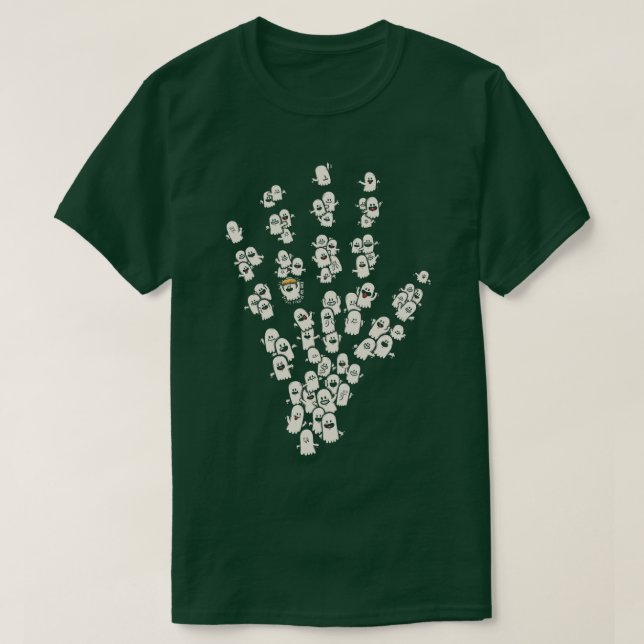 Camiseta Dedos Espirituosos (Frente do Design)
