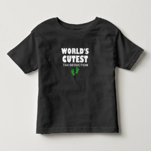 Camiseta Dedução Fiscal mais baixa do mundo Bebê