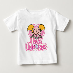 Camiseta Dee Dee - Eu Amo Unicórnios
