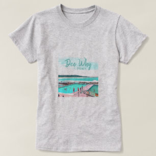 Camiseta Dee Why praia Sydney Austrália viagem