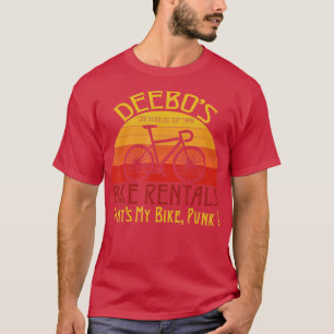 Camiseta Deebos Bike Rental odeia minha bicicleta Punk Funn