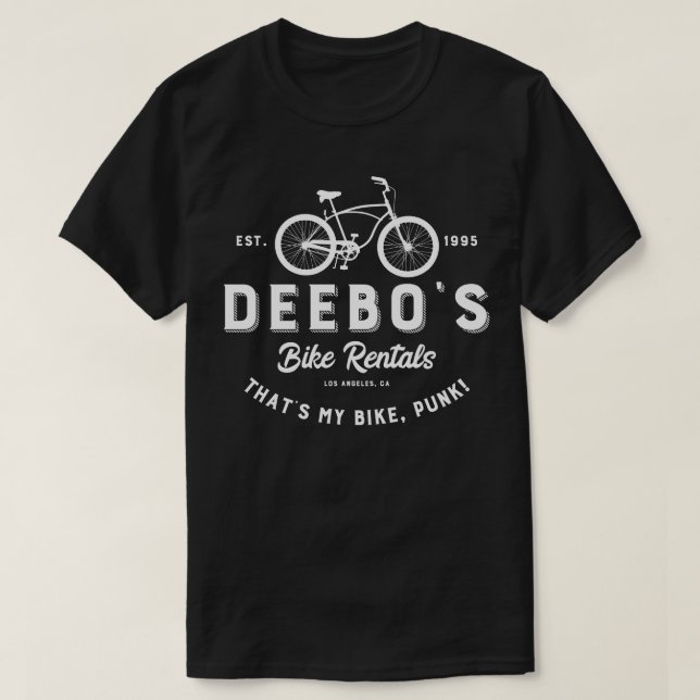 Camiseta Deebos Bike Rentals (Frente do Design)