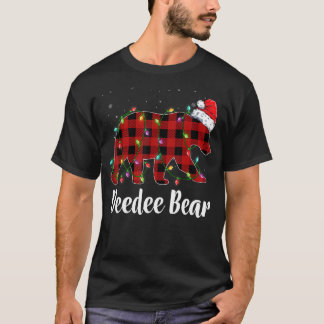 Camiseta Deedee Bear Buffalo Red Xadrez Correspondente Famí